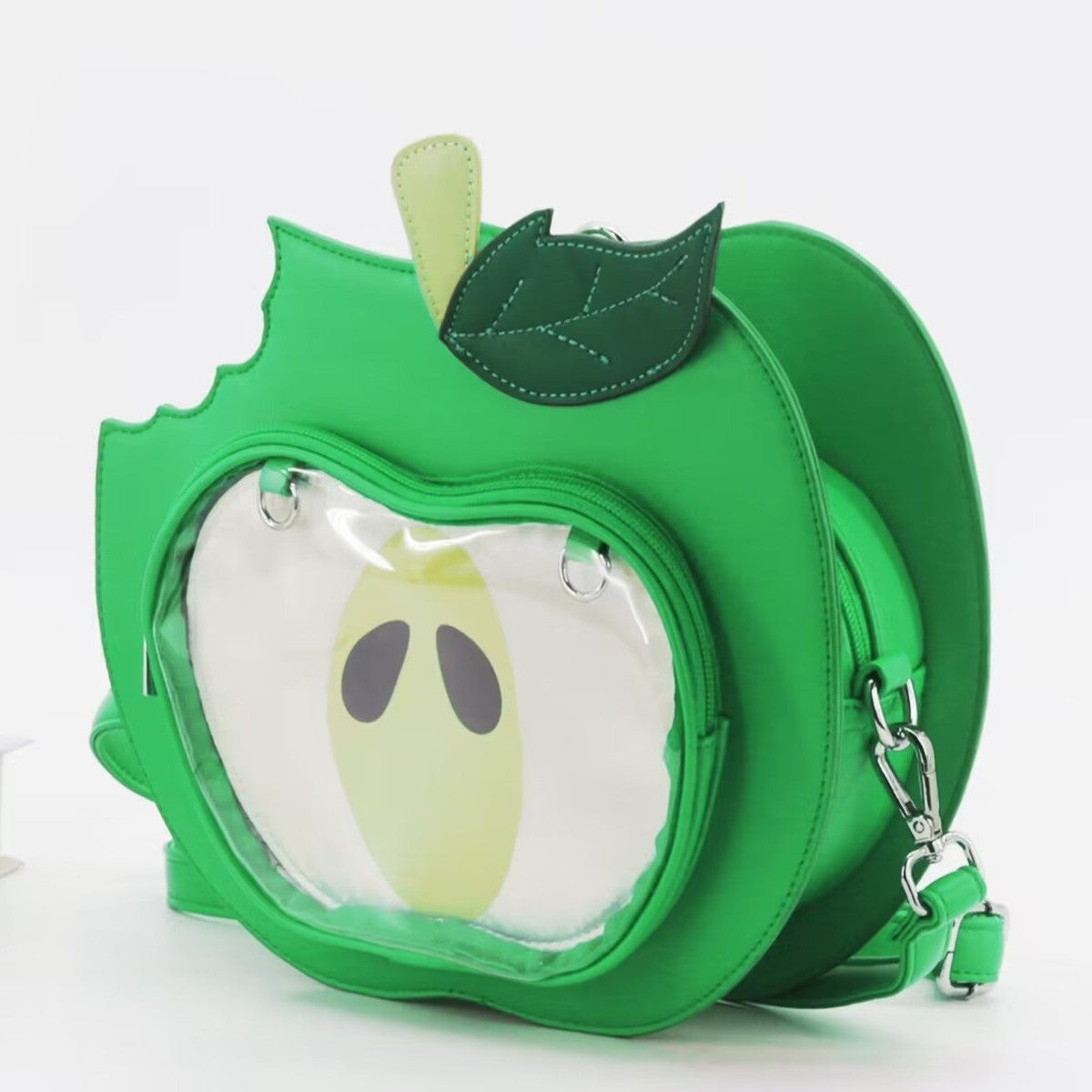 Trendy Apple-themed Pain Bag For Students Daily Commutes