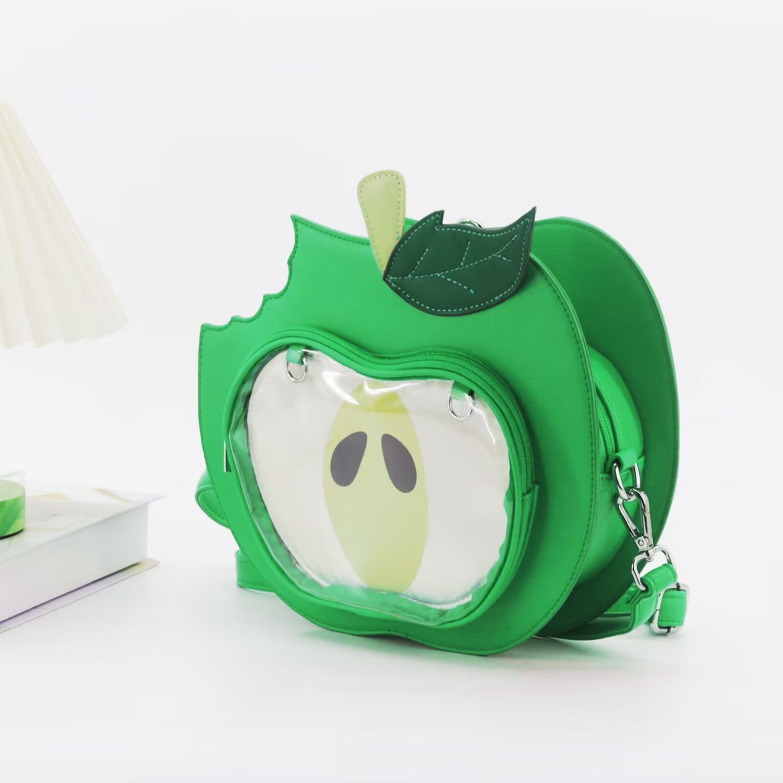 Trendy Apple-themed Pain Bag For Students Daily Commutes