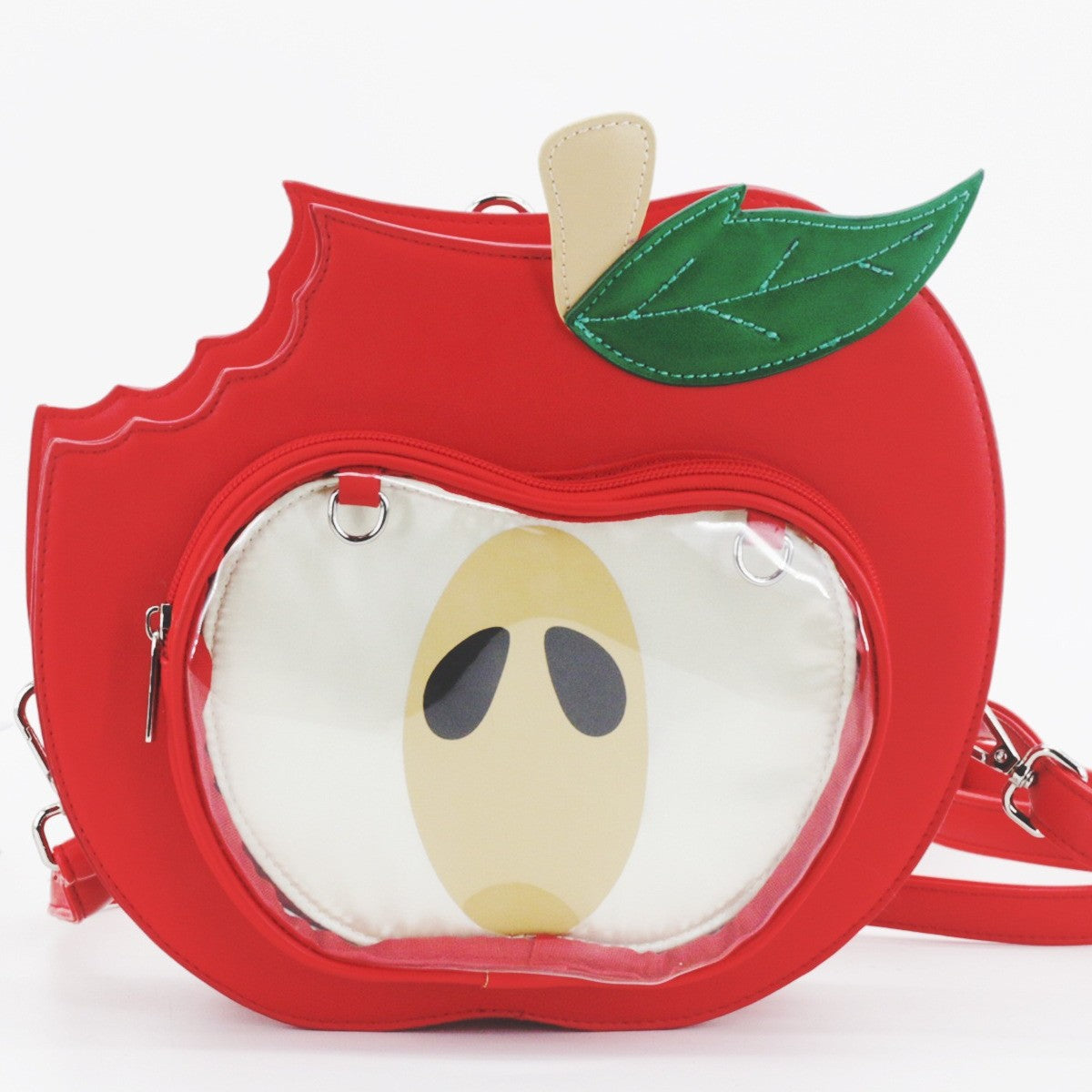 Trendy Apple-themed Pain Bag For Students Daily Commutes