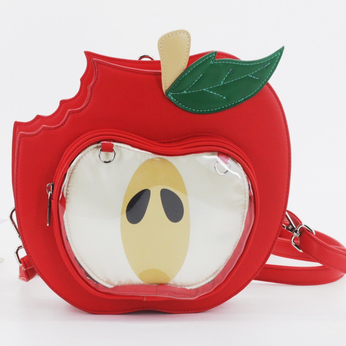 Trendy Apple-themed Pain Bag For Students Daily Commutes